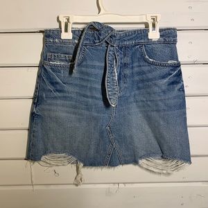 NWT Paige Denim Alethea High Waste Tie Skirt